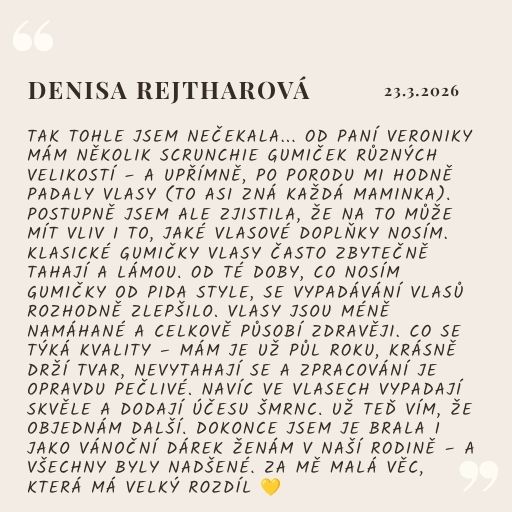 Recenze zákaznice Píďa Style